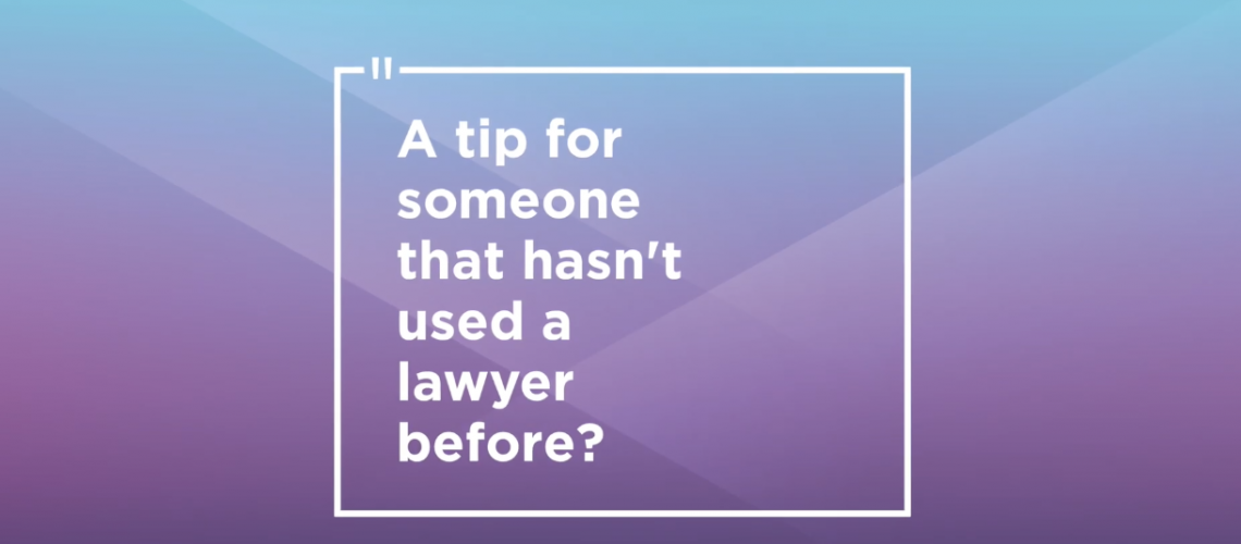 Using a lawyer feature image